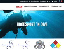 Tablet Screenshot of hoodsportndive.com